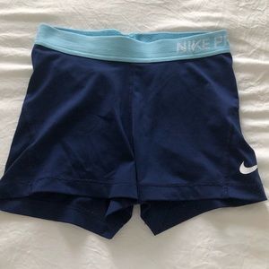 blue Nike pros